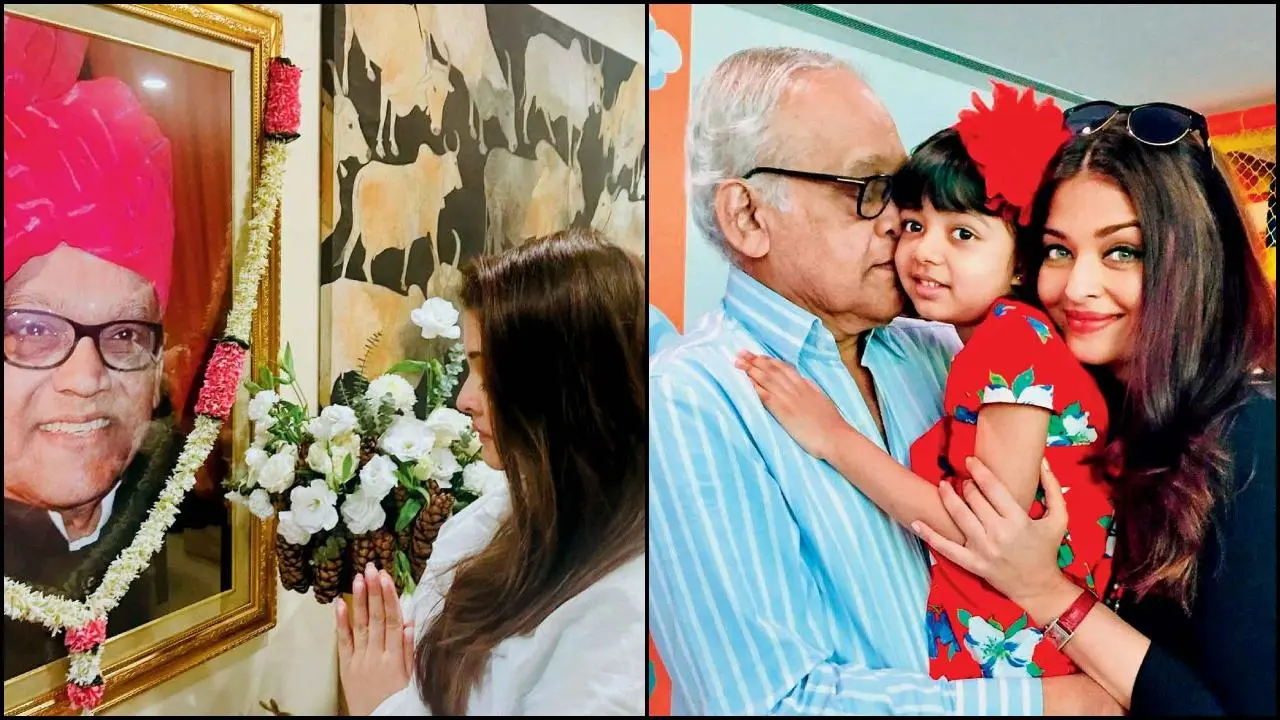 ઐશ્વર્યાએ પિતા કૃષ્ણરાજ રાયની જન્મજયંતી પર આપી ભાવુક શ્રદ્ધાંજલિ