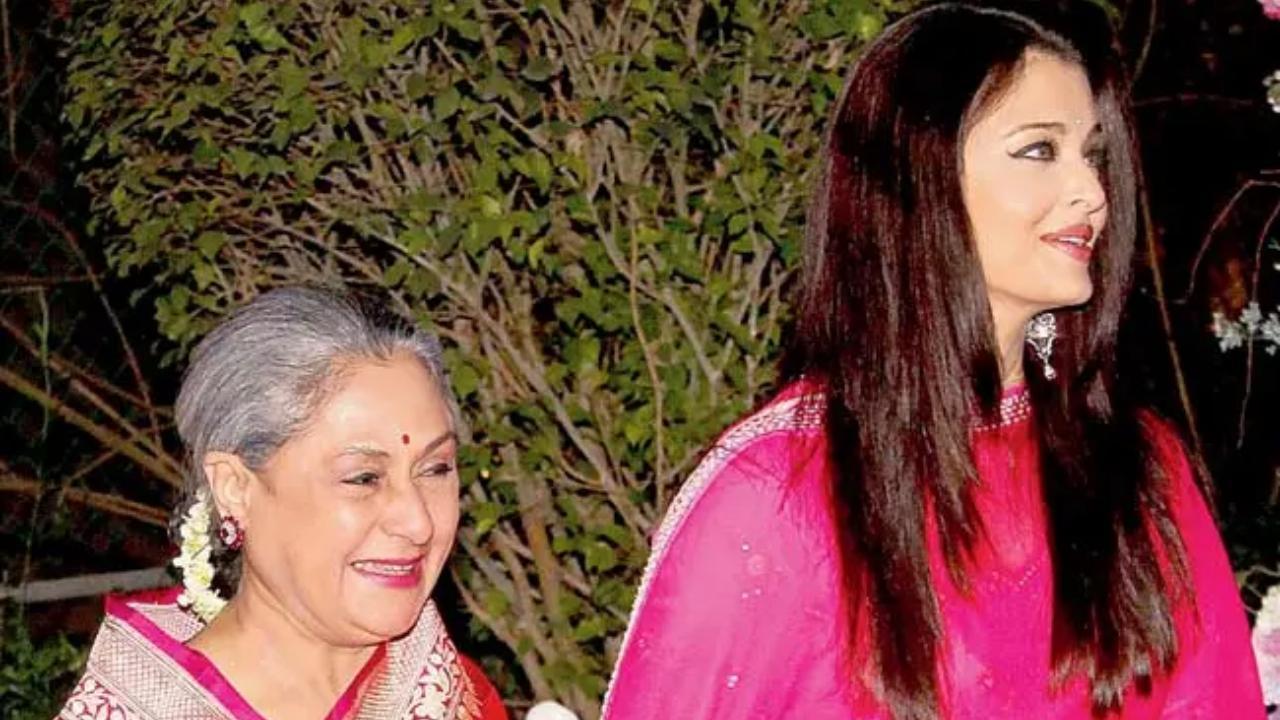 જયા બચ્ચન અને ઐશ્વર્યા રાય બચ્ચન (તસવીર: મિડ-ડે)