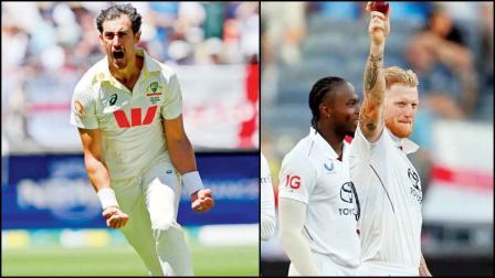 મિચલ સ્ટાર્કે આક્રમક બોલિંગ કરીને ૭ વિકેટ લીધી હતી, ઇંગ્લૅન્ડના  કૅપ્ટન બેન સ્ટોક્સે પાંચ વિકેટ લીધી હતી.