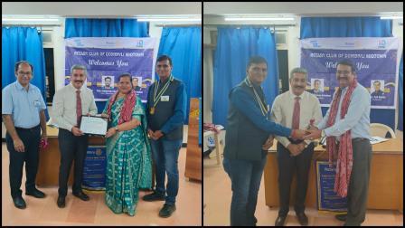 બૃહદ ગુજરાતી એજ્યુકેશન સોસાયટીના આચાર્યો રોટરી ક્લબ એવોર્ડ્સથી સન્માનિત