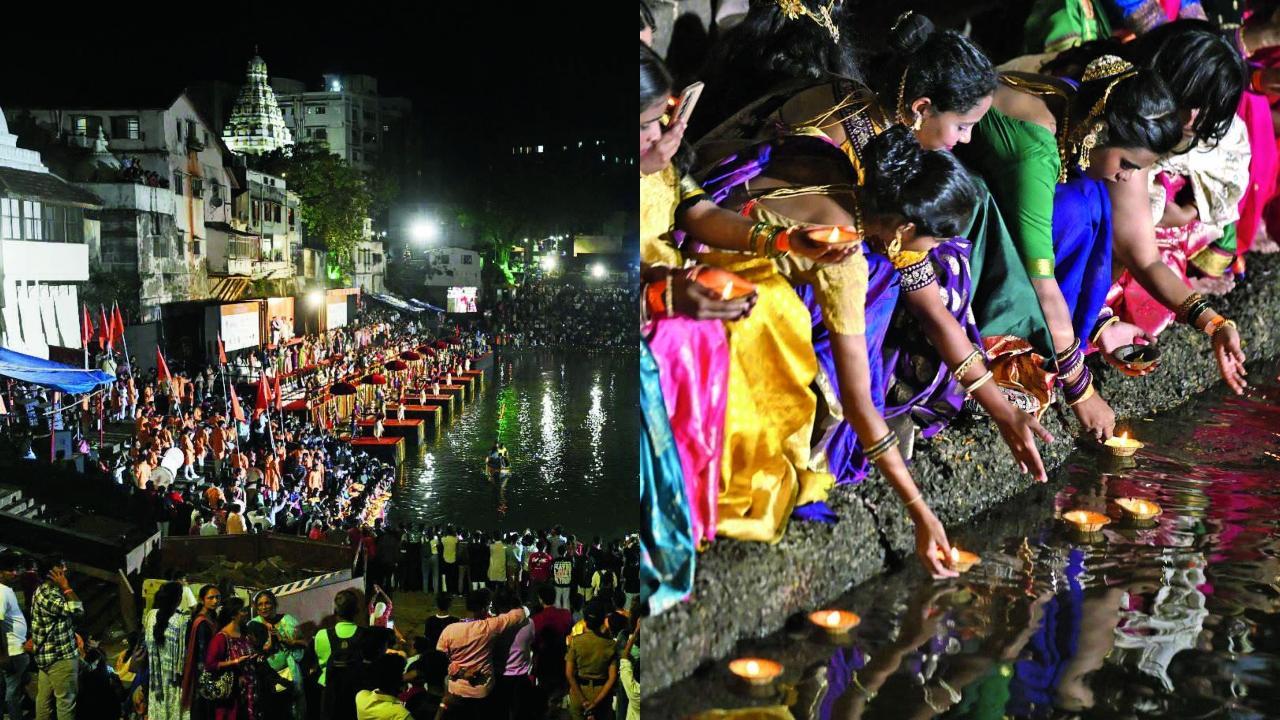 કાર્તિકી પૂર્ણિમાએ દીપી ઊઠ્યું બાણગંગા: સુપરમૂનના સૌંદર્યમાં દેવદિવાળીની ઉજવણી