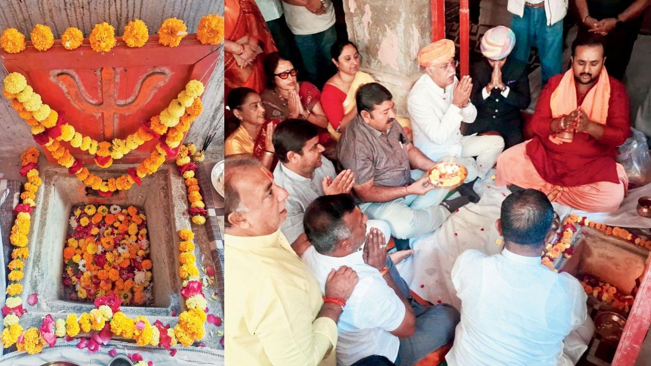 ભુજ શહેરની સ્થાપના માટે પહેલી ખીલી જ્યાં ખોડવામાં આવી હતી એ જગ્યાને ગઈ કાલે ફૂલોથી સજાવવામાં આવી હતી અને એનું પૂજન કરવામાં આવ્યું હતું. રાજવી પરિવારના સભ્યો સહિત ભુજના નગરજનોએ પૂજનવિધિ કરી હતી.