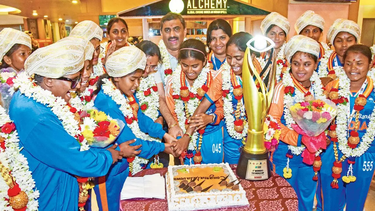 ચૅમ્પિયન ટીમનું ગ્રૅન્ડ વેલકમ