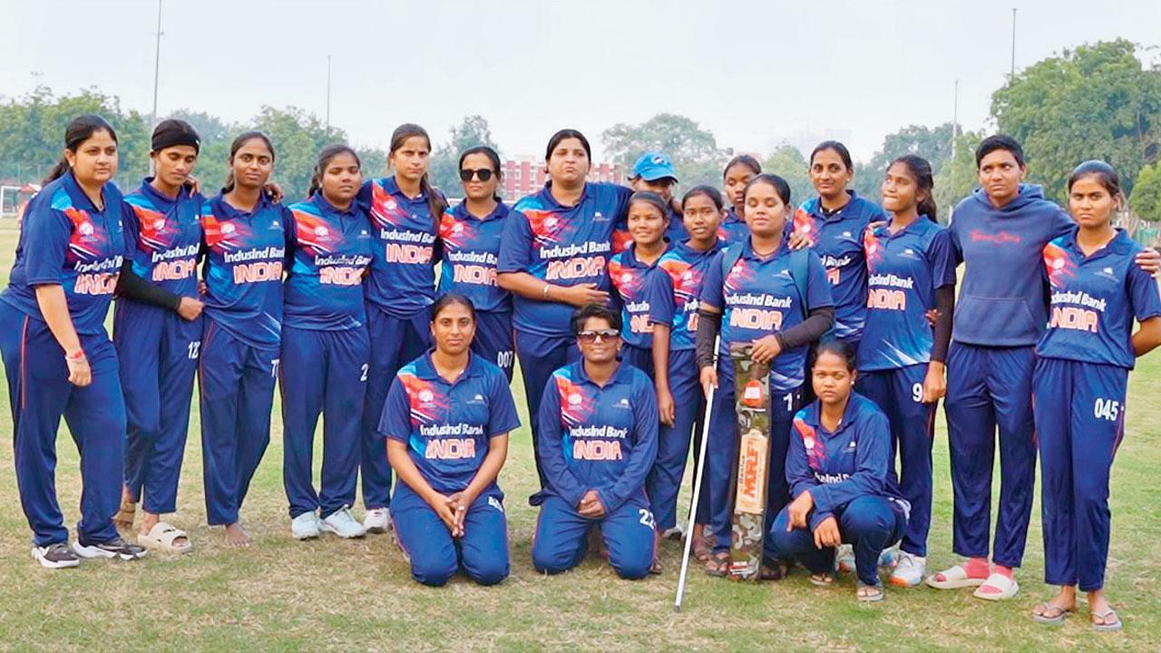 ભારતની બ્લાઇન્ડ વિમેન્સ ટીમ