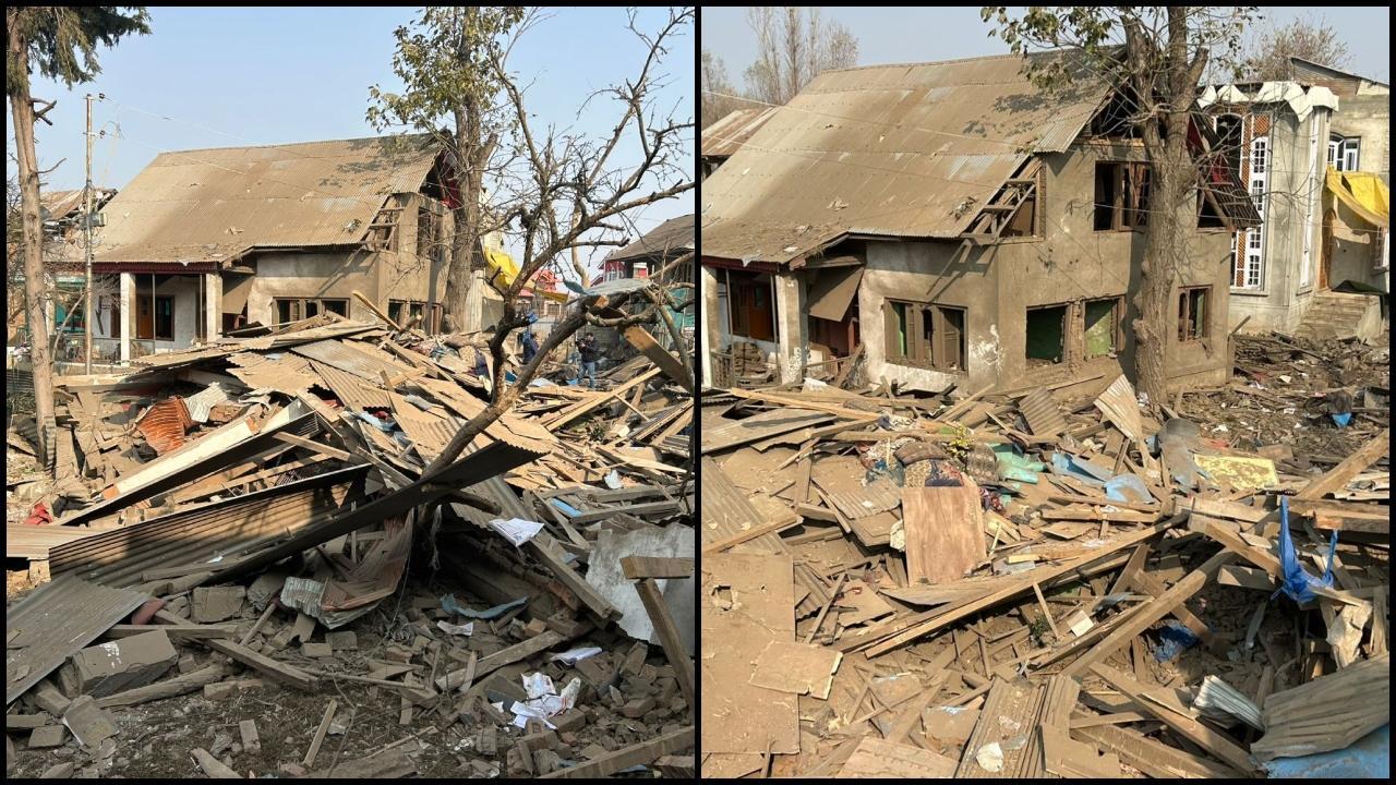 ડૉ. ઉમર નબીના ઘર પર સુરક્ષા દળોએ બૉમ્બમારો કર્યો (તસવીર સૌજન્ય: સોશિયલ મીડિયા) 