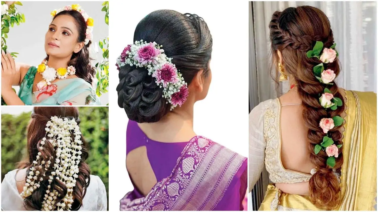 ફ્રેશ ફ્લાવર્સનાં બ્રોચ, ગજરા અને છૂટાંછવાયાં ફૂલો હેરસ્ટાઇલમાં ચાર ચાંદ લગાવે છે ત્યારે તમારા લુકને કમ્પ્લીટ બનાવવા હેર ઍક્સેસરીઝ તરીકે તાજાં રંગબેરંગી ફૂલોનો ટ્રેન્ડ વધ્યો છે