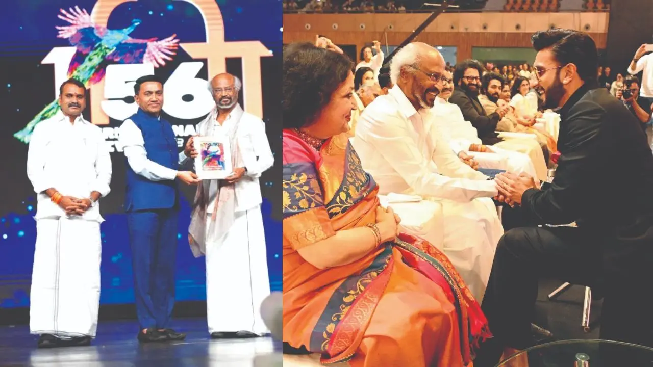 ગઈ કાલે ગોવામાં રજનીકાન્તને મુખ્ય પ્રધાન પ્રમોદ સાવંતના હસ્તે લાઇફટાઇમ અચીવમેન્ટ અવૉર્ડ આપવામાં આવ્યો હતો. રણવીર સિંહે ઘૂંટણિયે બેસીને રજનીકાન્તને અભિનંદન આપ્યાં હતાં.