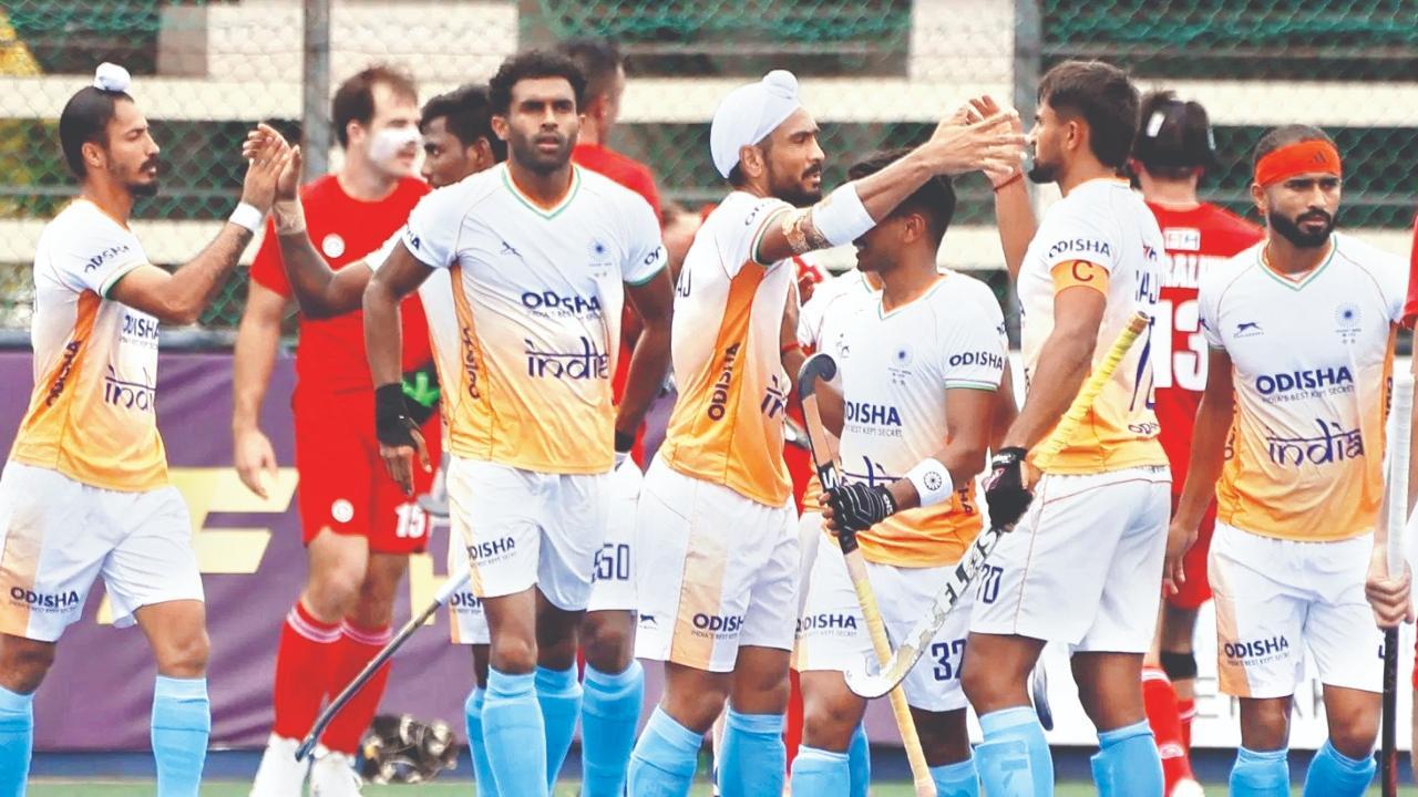 કૅનેડા સામે ૧૪-૩થી ધમાકેદાર જીત મેળવી ભારતીય હૉકી પ્લેયર્સે