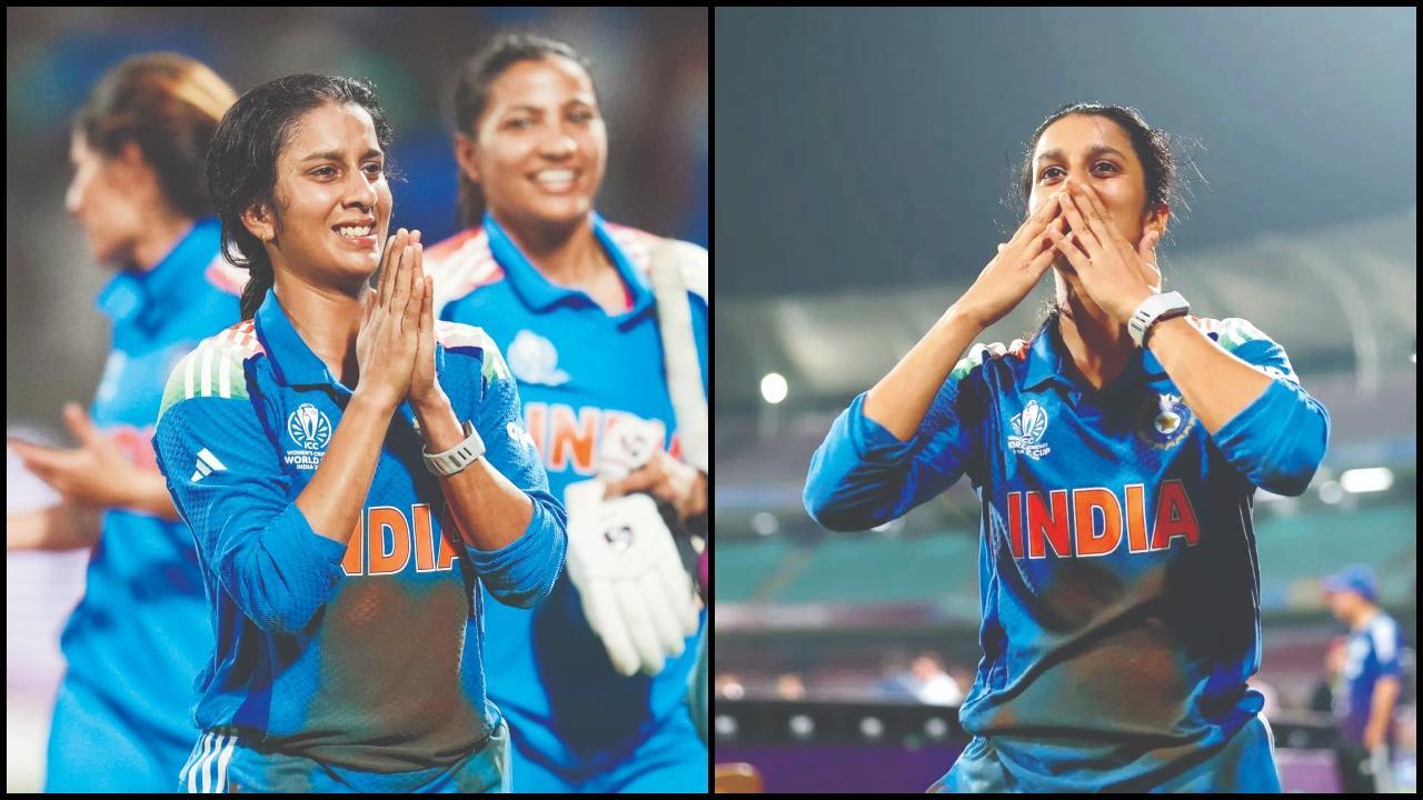 હાથ જોડીને આભાર વ્યક્ત કર્યો હતો જેમિમા રૉડ્રિગ્સે