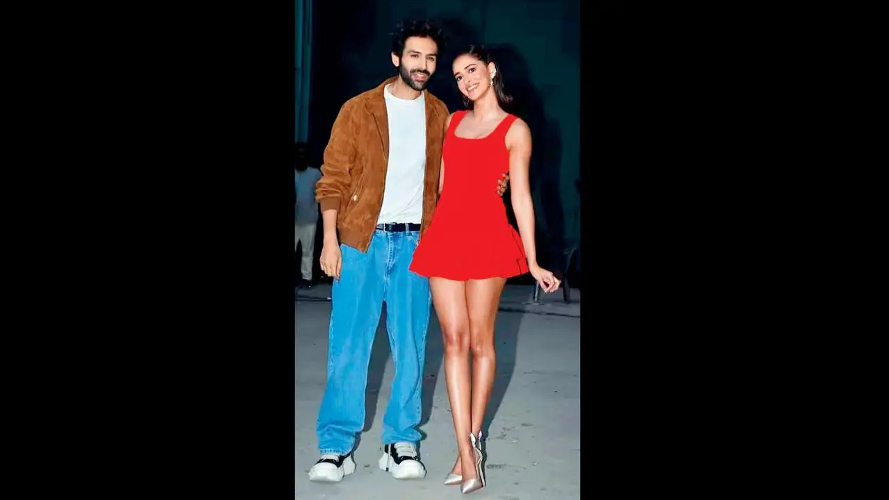 કાર્તિક આર્યન અને અનન્યા પાંડે