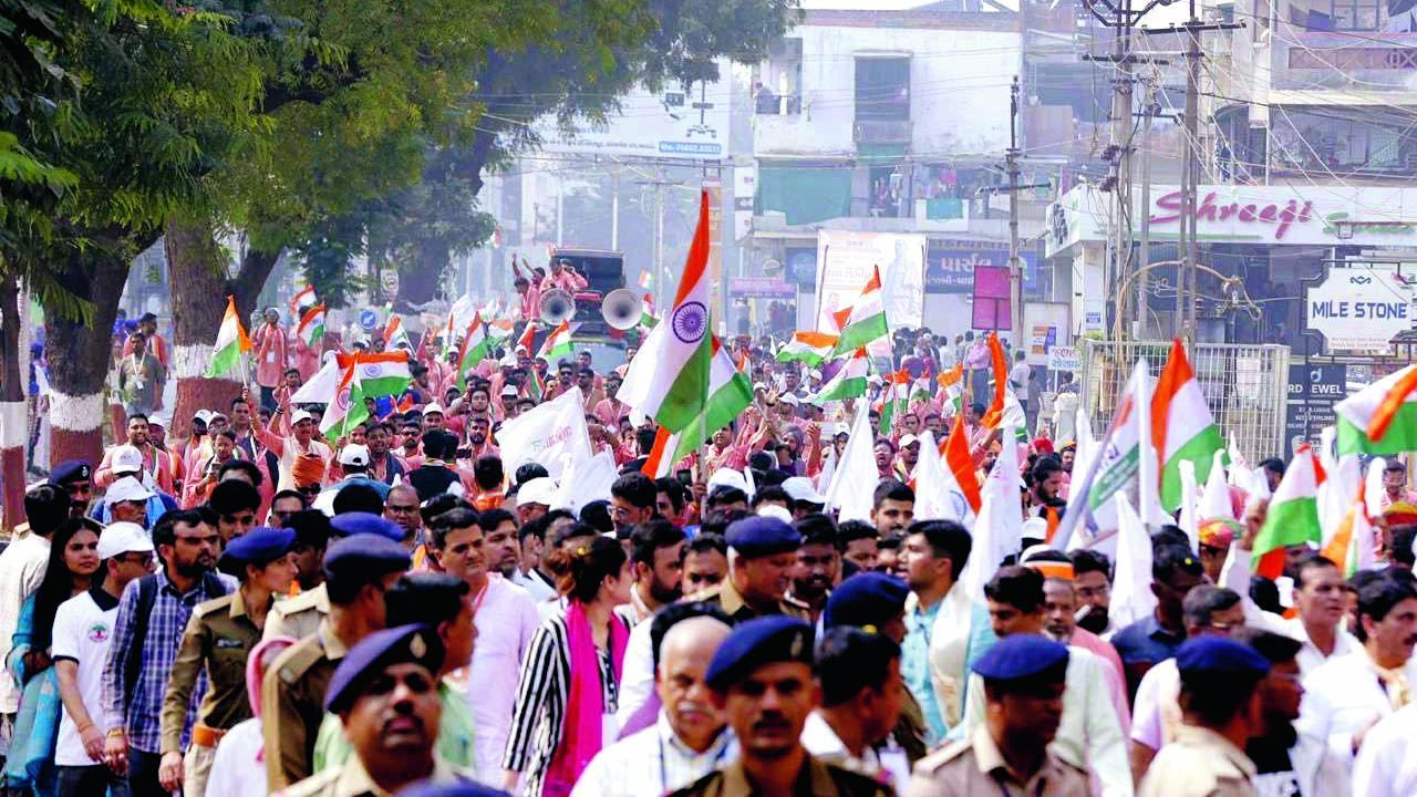 શાસ્ત્રી મેદાનમાં આયોજિત કાર્યક્રમમાં ગુજરાતના મુખ્ય પ્રધાન ભૂપેન્દ્ર પટેલે સરદાર પટેલના જીવન-કવનને દર્શાવતું ગીત લૉન્ચ કર્યું હતું. 