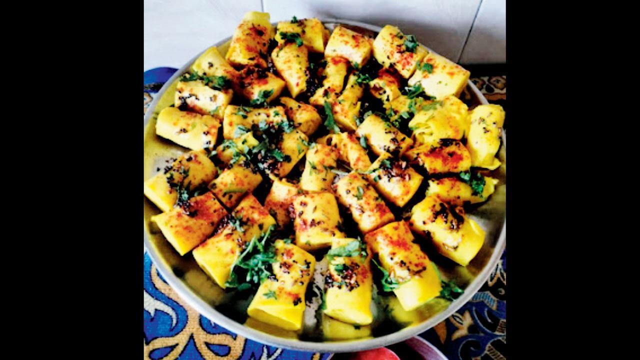 કુકરમાં ખાંડવી