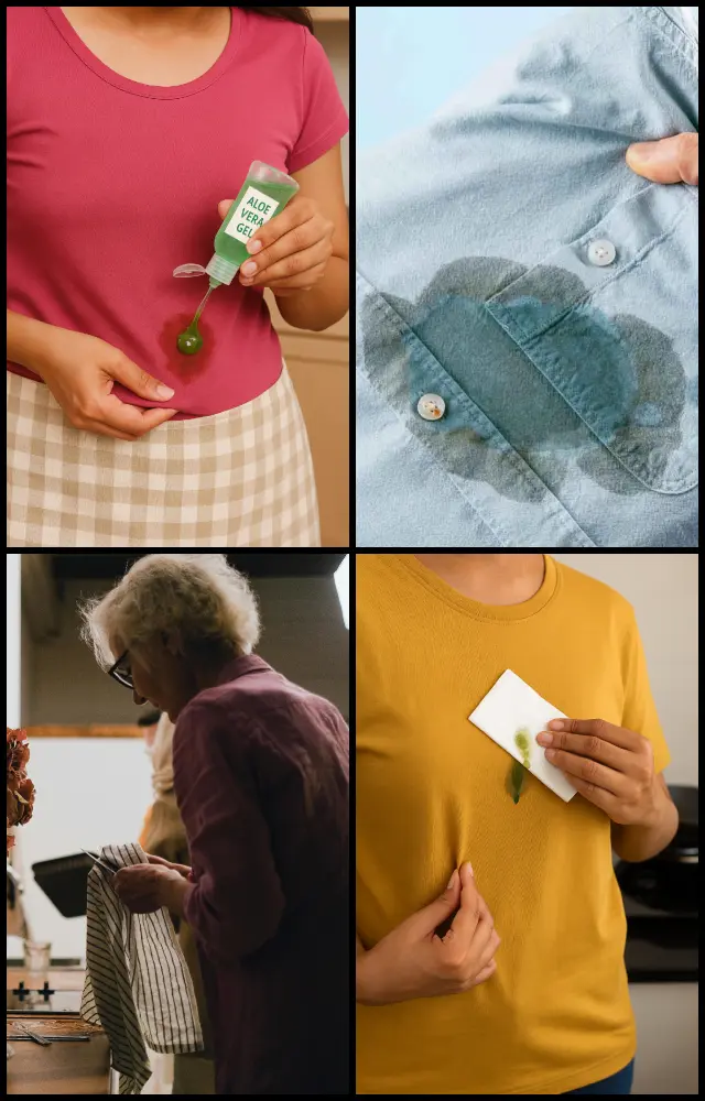 રસોડામાં કામ કરતી વખતે કપડાં ખરાબ થાય તો શું કરશો?