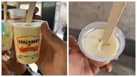 લસ્સીની થિકનેસ જ તેની ખાસ વાત છે - તસવીર સૌજન્ય પૂજા સાંગાણી