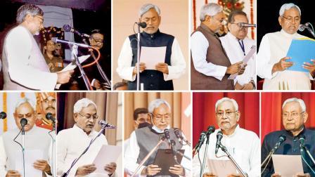 નવ વખત મુખ્ય પ્રધાનપદના શપથ લઈ ચૂક્યા છે નીતીશકુમાર