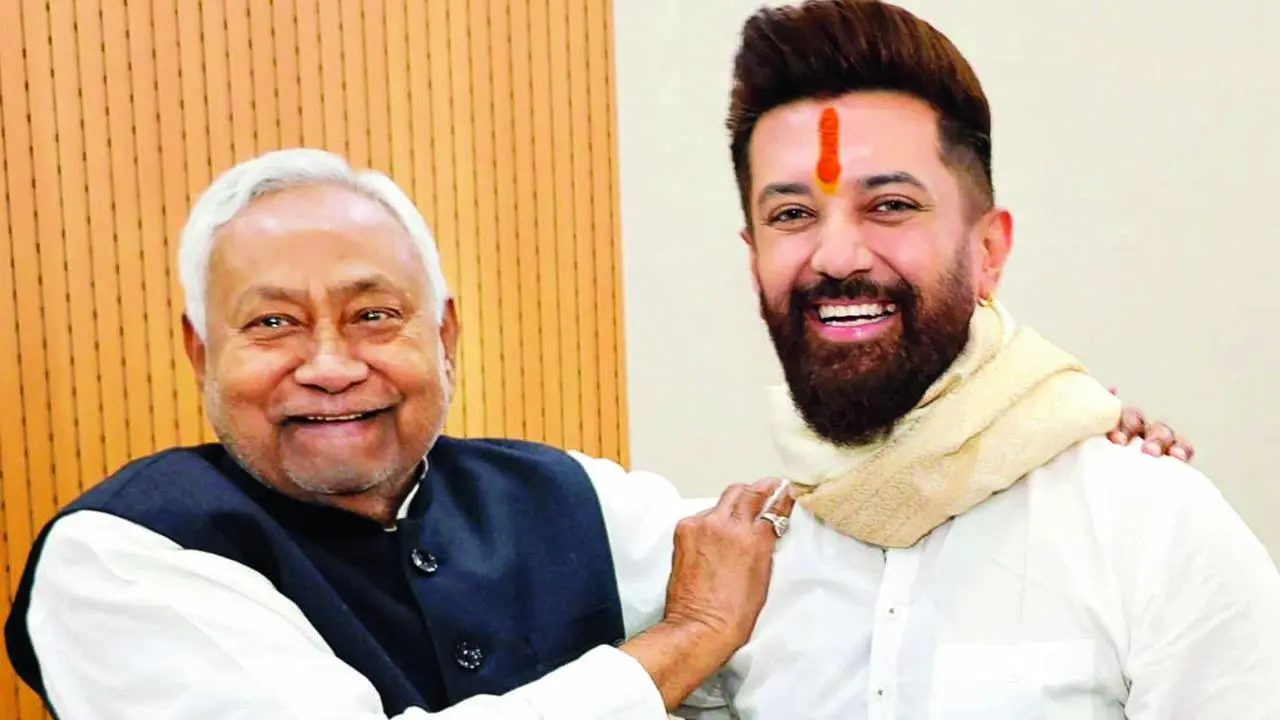 ચિરાગ પાસવાન, નીતીશ કુમાર