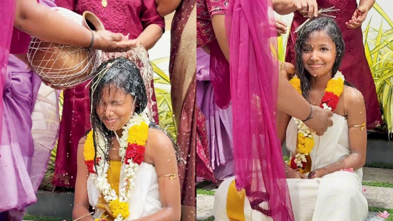 પરંપરાનો વિડિયો પણ સોશ્યલ મીડિયા પર શૅર કર્યો હતો