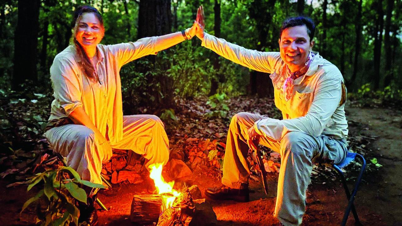 રણદીપ હૂડા અને તેની પત્ની લિન લેશરામ