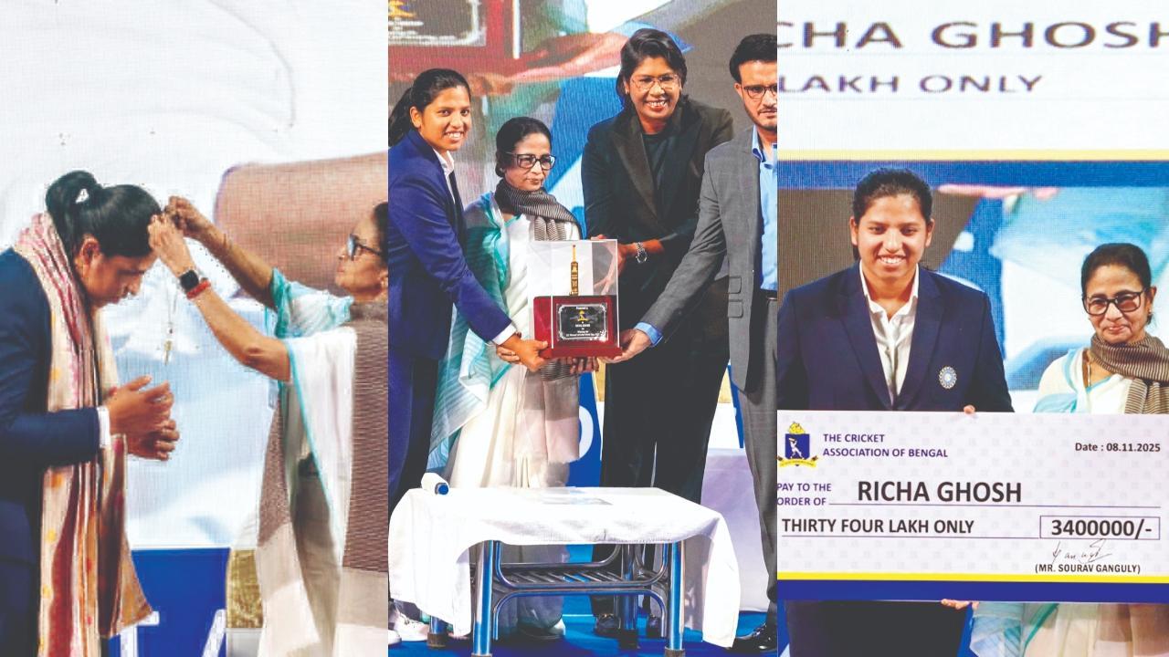 વિમેન્સ વન-ડે વર્લ્ડ કપ 2025માં ચૅમ્પિયન ભારતીય ટીમ માટે રિચા ઘોષે ફિનિશર અને વિકેટકીપર તરીકે શાનદાર યોગદાન આપ્યું હતું