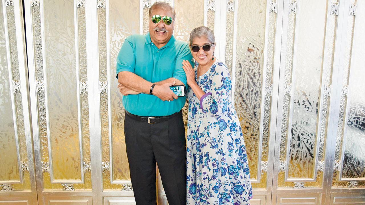 સતીશ શાહ સાથેની રત્ના પાઠક શાહની તસવીર