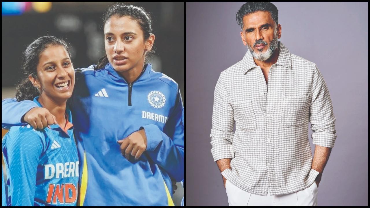 સ્મૃતિ માન્ધનાને ટેકો આપવા જેમિમા રૉડ્રિગ્સને રિયલ ટીમમેટ ગણાવી સુનીલ શેટ્ટીએ