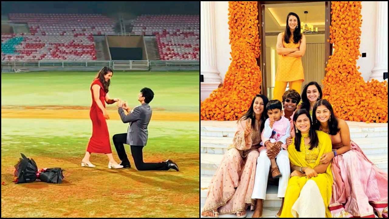 ફિલ્મી સ્ટાઇલમાં ક્રિકેટની પિચ પર સવાલ વિલ યુ મૅરી મી?