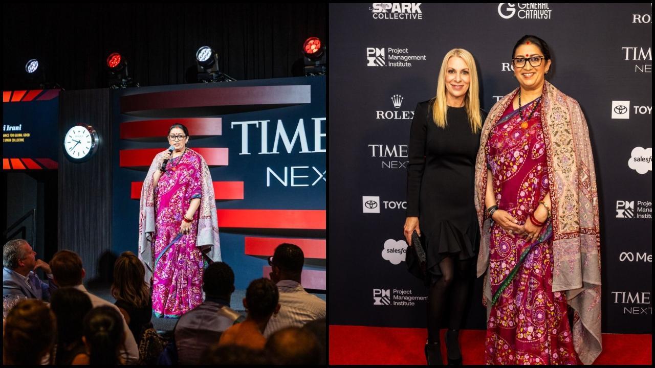 સ્મૃતિ ઈરાનીએ `ટાઈમ 100`નું પ્રતિનિધિત્વ કર્યું