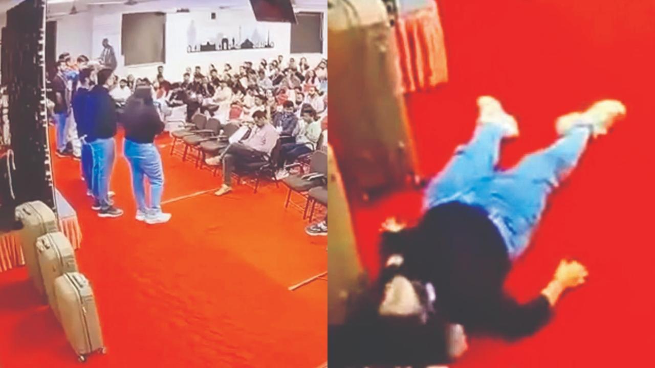 વાઈરલ વીડિયોમાંથી સ્ક્રીન શૉટ