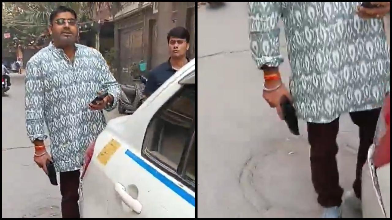 વાયરલ વીડિયોનો સ્ક્રીનગ્રૅબ (તસવીર સૌજન્ય: સોશિયલ મીડિયા) 