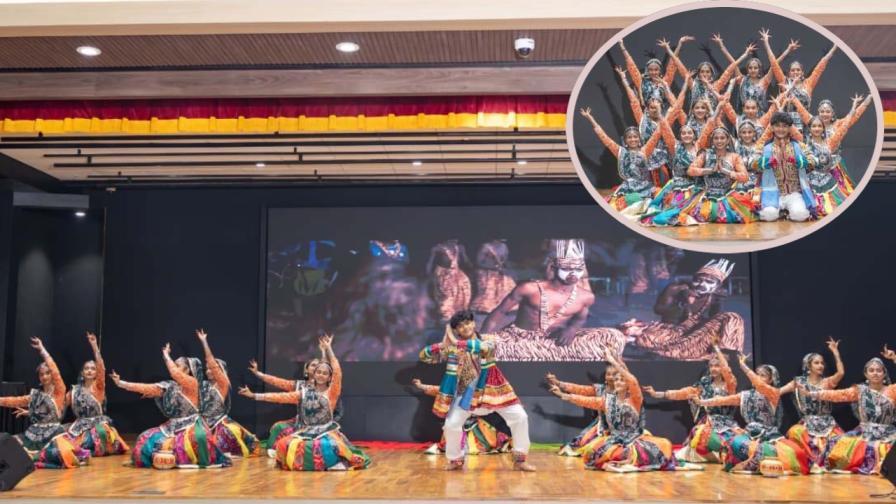 `ગુર્જરી નમોસ્તુતે` ઉત્સવમાં નૃત્યકળા દ્વારા સૌને આવકારતા કૉલેજનાં સ્ટુડન્ટ્સ