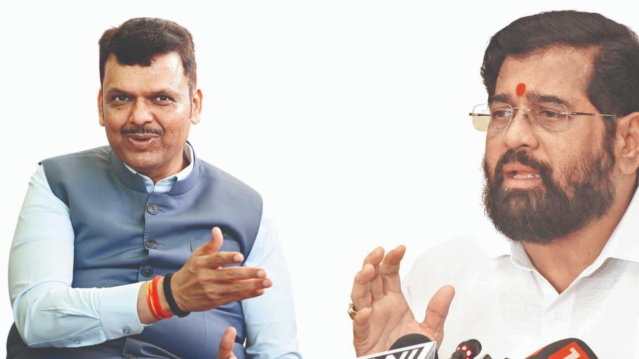 દેવેન્દ્ર ફડણવીસ, એકનાથ શિંદે
