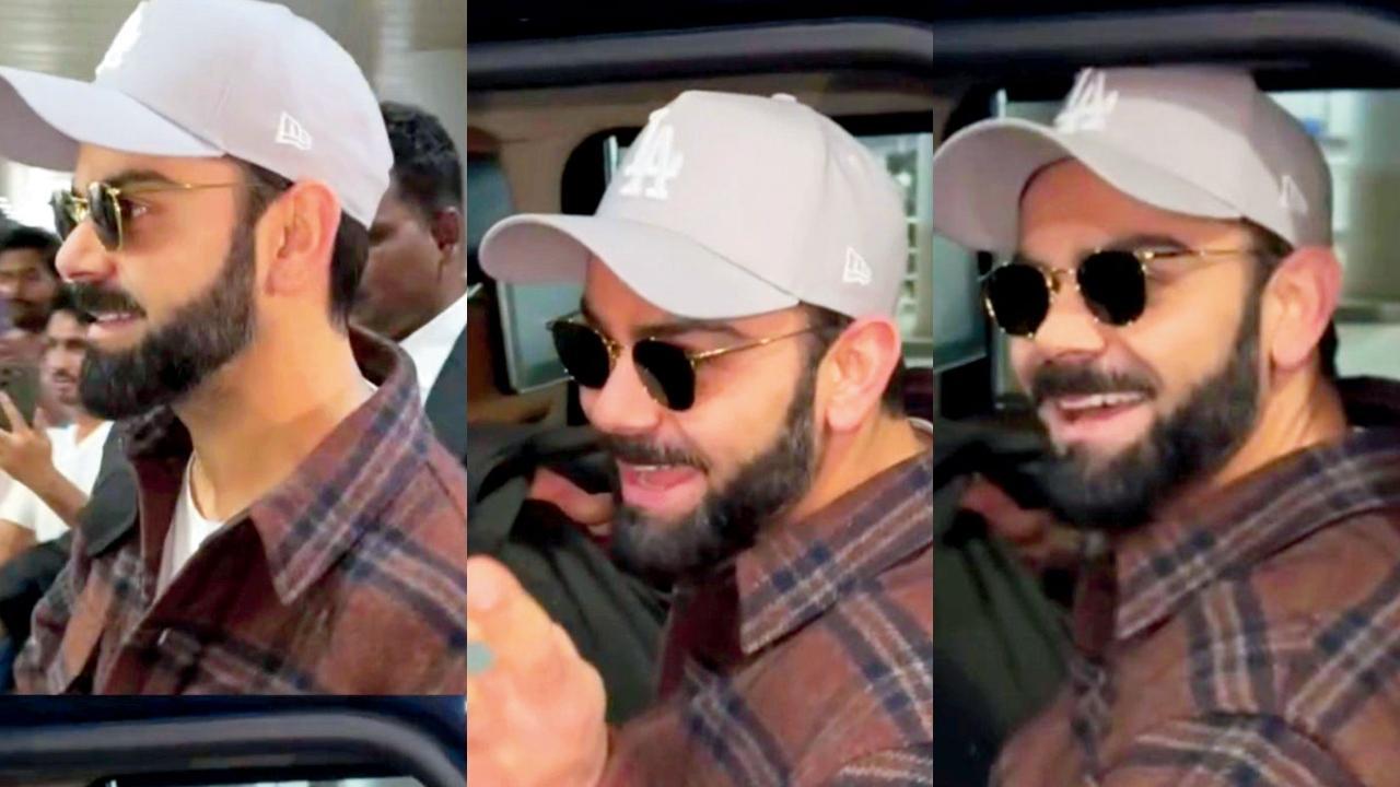 વિરાટ કોહલીની મુંબઈમાં એન્ટ્રી