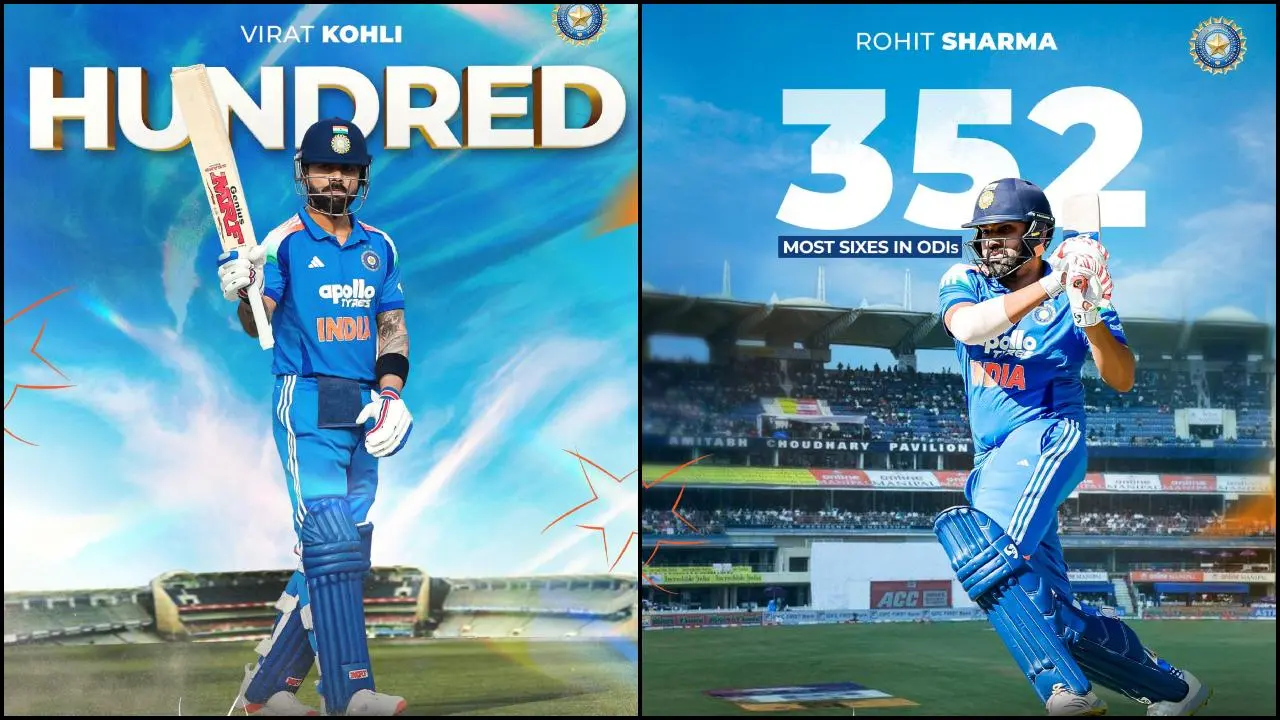 વિરાટ કોહલી અને રોહિત શર્મા (તસવીર: BCCI)