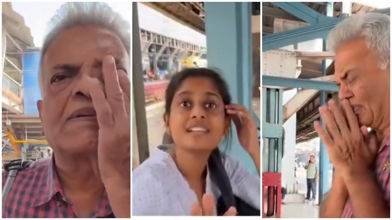 વાઈરલ વીડિયોમાંથી સ્ક્રીન શૉટ