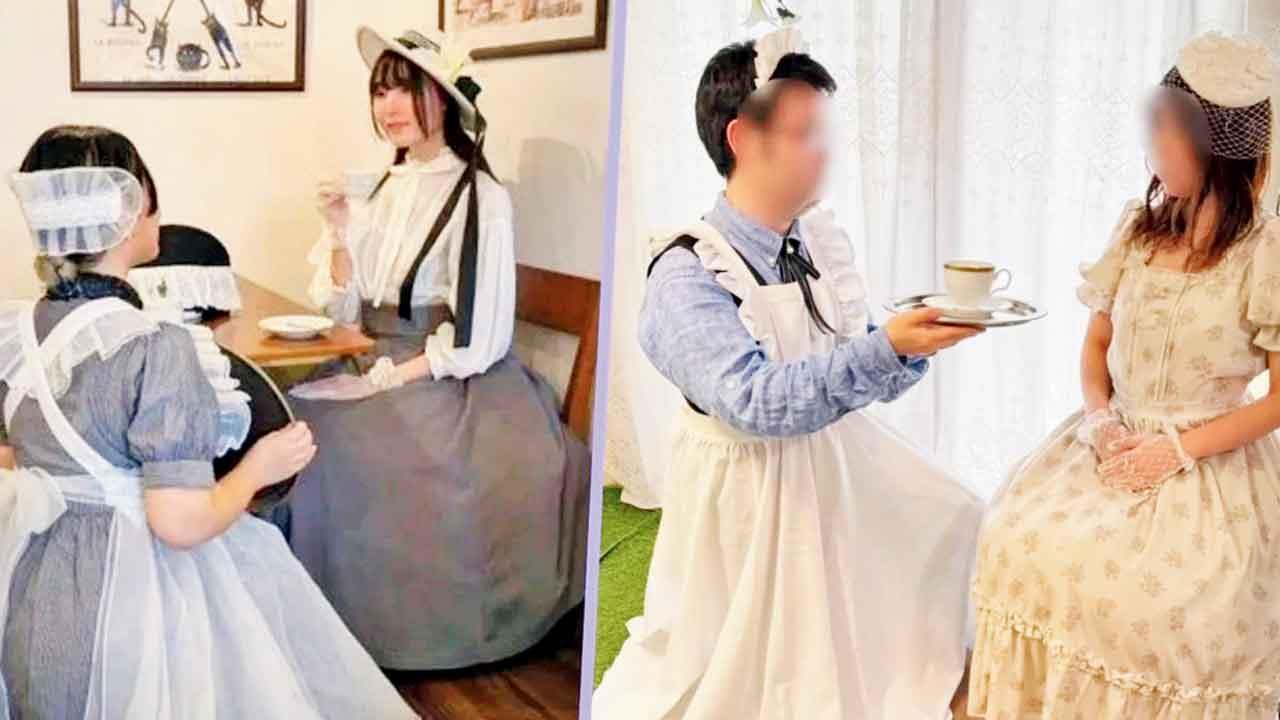 જપાનમાં ખૂલ્યું રોલ-રિવર્સલ કૅફે: અહીં તમને સર્વન્ટ બનવાનો અનુભવ આપવામાં આવે છે