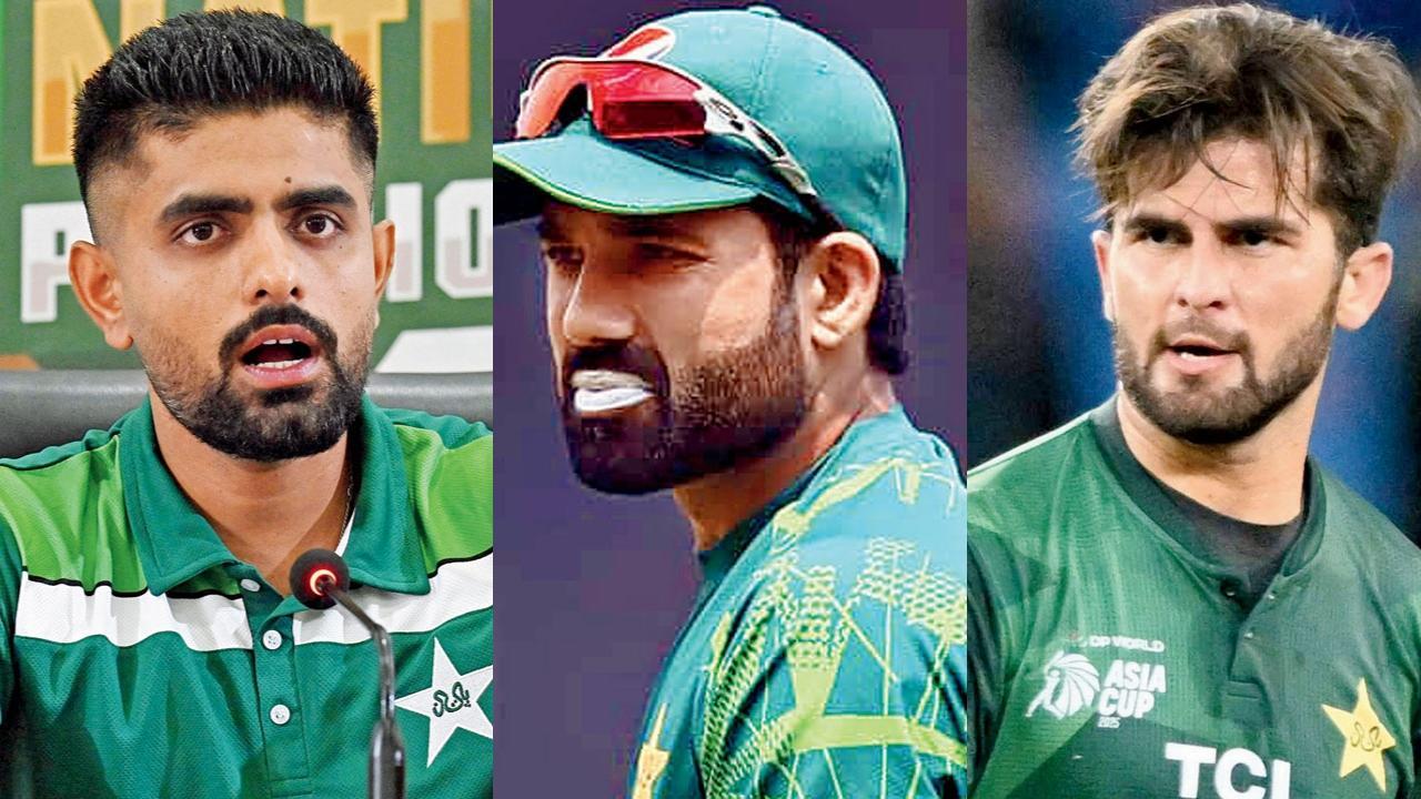 બાબર આઝમ, મોહમ્મદ રિઝવાન, શાહીન આફ્રિદી