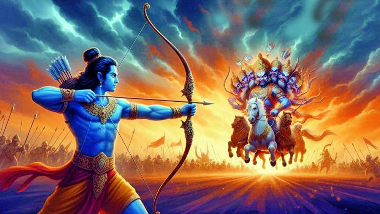 રાવણ સિદ્ધિવાન હોવા છતાં તેનામાં અહંકાર અને પારકી સ્ત્રીને પોતાની કરવાનો લોભ જાગ્યો