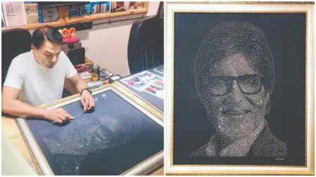 એમાં ૮૩૦૦ ડાયમન્ડનો ઉપયોગ કર્યો છે