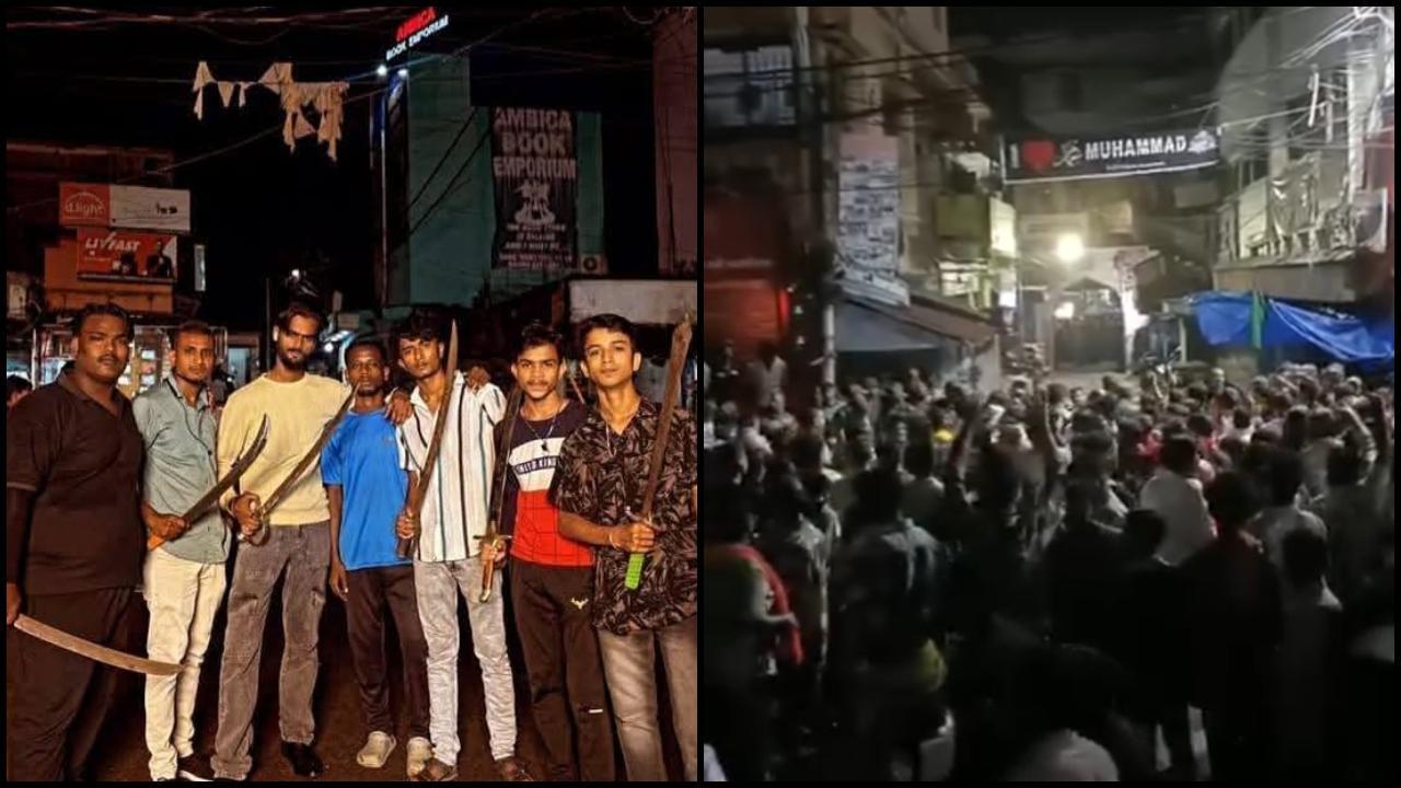 કટકમાં દુર્ગા પૂજા વિસર્જન દરમિયાન હિંસા (તસવીર સૌજન્ય: સોશિયલ મીડિયા) 