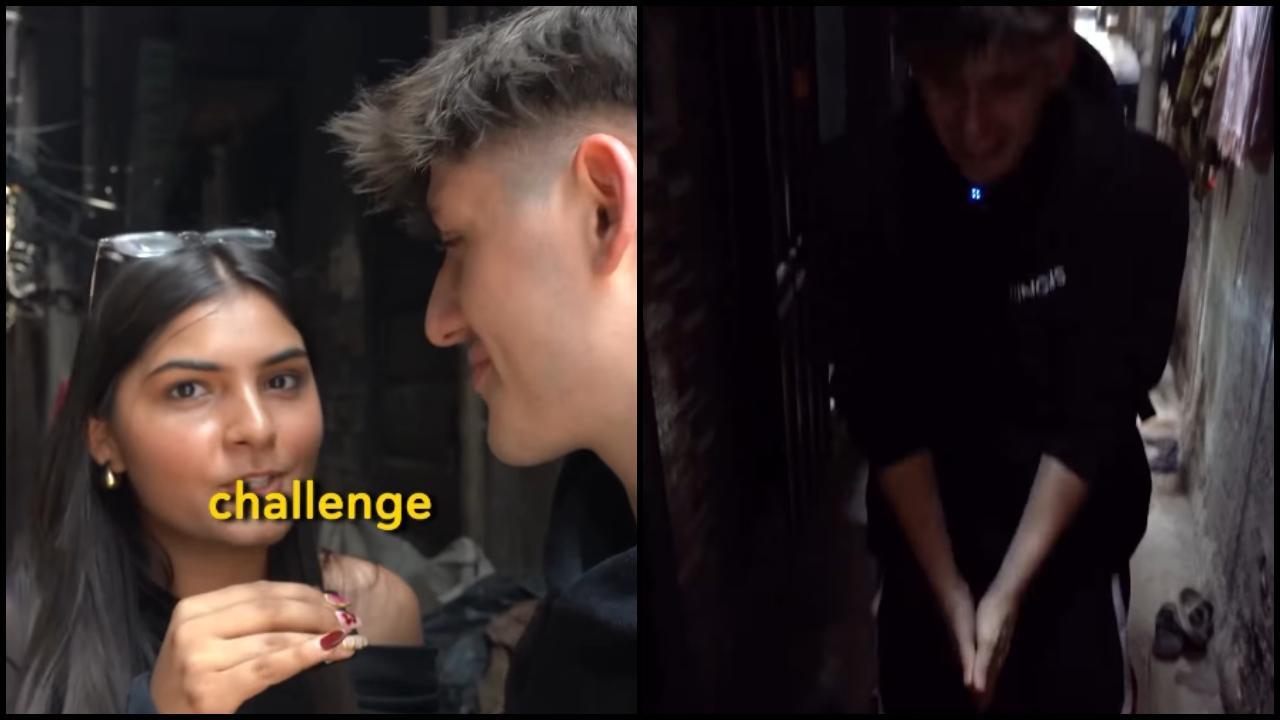 વાયરલ વીડિયોનો સ્ક્રીનગ્રૅબ (તસવીર સૌજન્ય: સોશિયલ મીડિયા) 