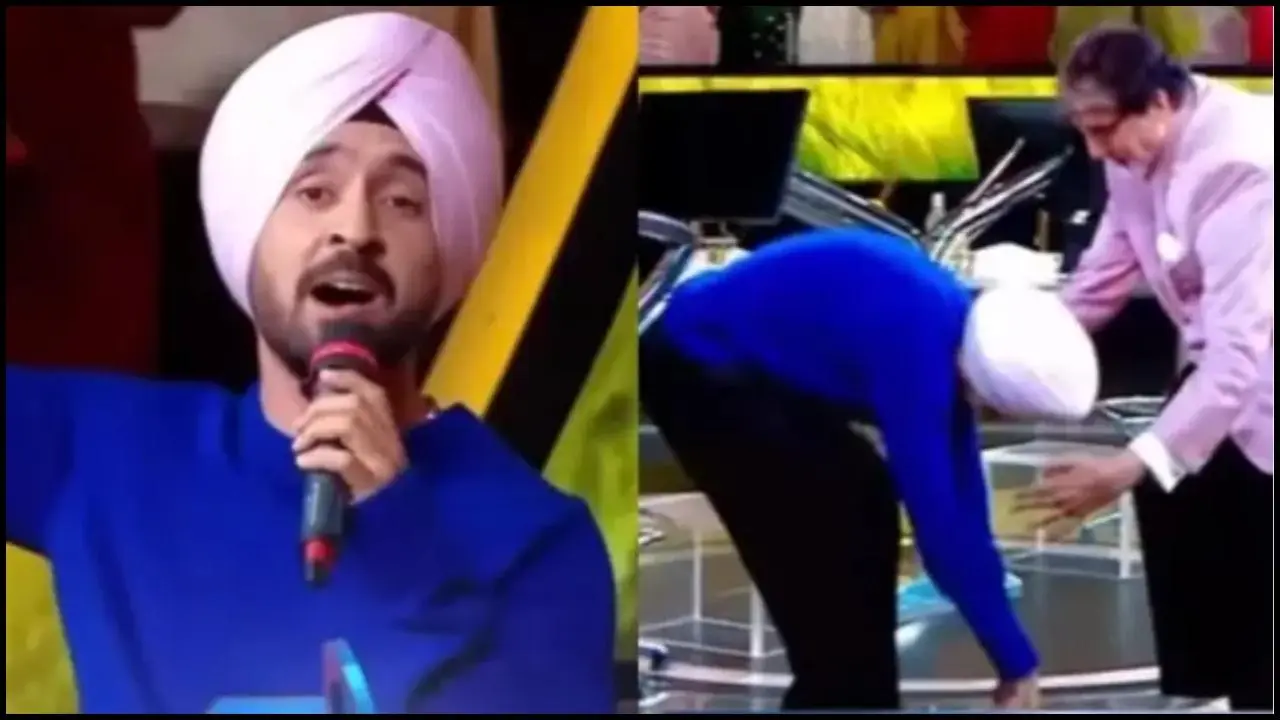 દિલજીત દોસાંઝ અને અમિતાભ બચ્ચન (સૌજન્ય: મિડ-ડે)