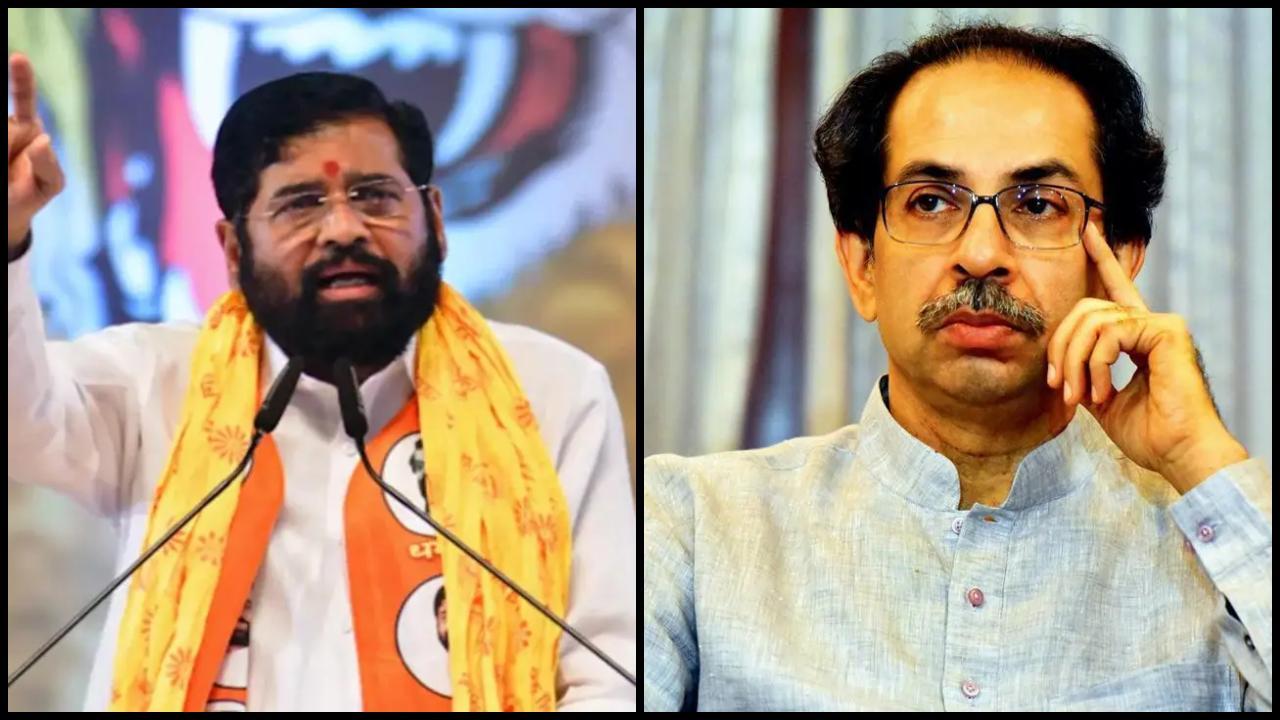 એકનાથ શિંદે અને ઉદ્ધવ ઠાકરે (તસવીર: મિડ-ડે)