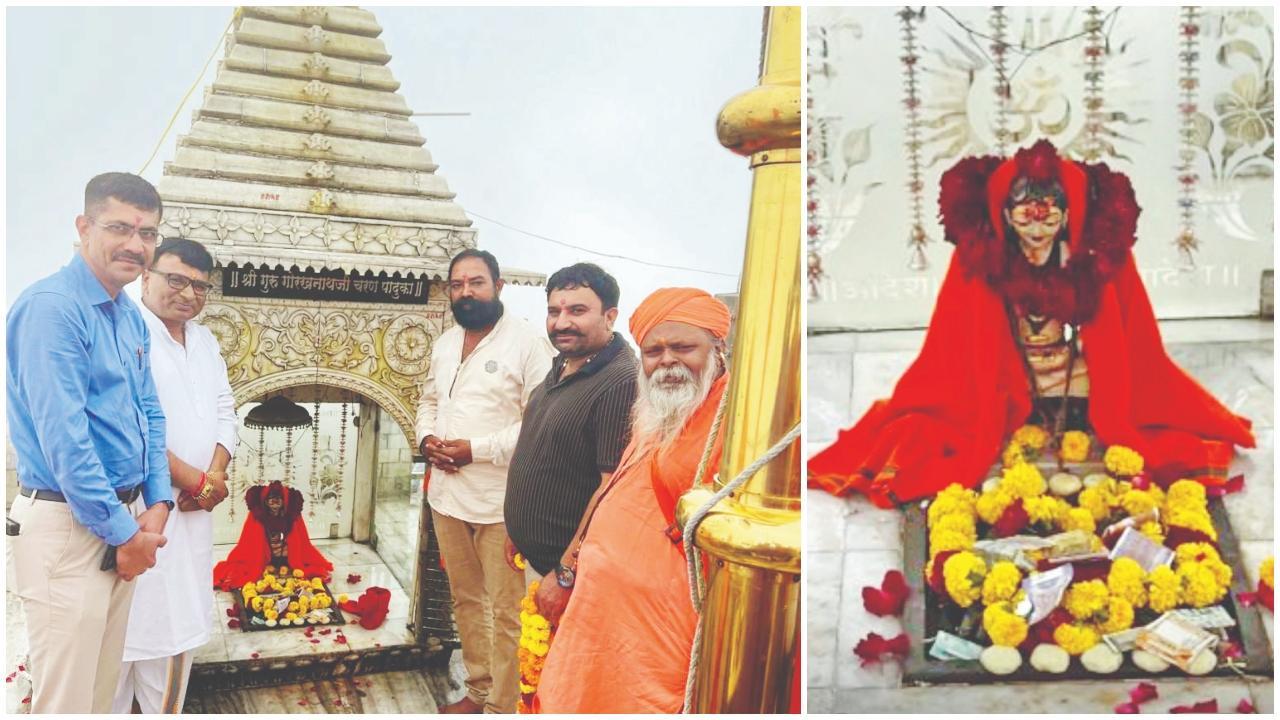 ગોરખનાથજીની મૂર્તિની સ્થાપના-પ્રતિષ્ઠા પ્રસંગે સંતો, મહાનુભાવો ઉપસ્થિત રહ્યા હતા, મંદિરમાં ગોરખનાથજીની મૂર્તિની સ્થાપના-પ્રતિષ્ઠા કરવામાં આવી હતી.