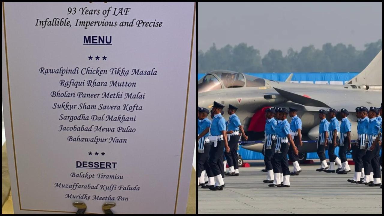 સોશિયલ મીડિયા પર વાયરલ થતું મેનુ કાર્ડ (તસવીર સૌજન્ય: સોશિયલ મીડિયા) 