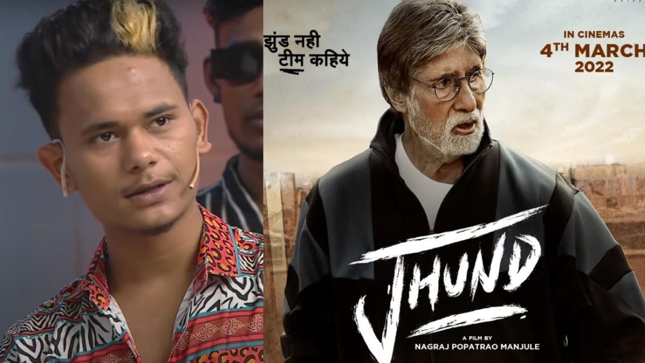 ઝુંડ અભિનેતા પ્રિયાંશુ ક્ષત્રિય અને અમિતાભ બચ્ચન