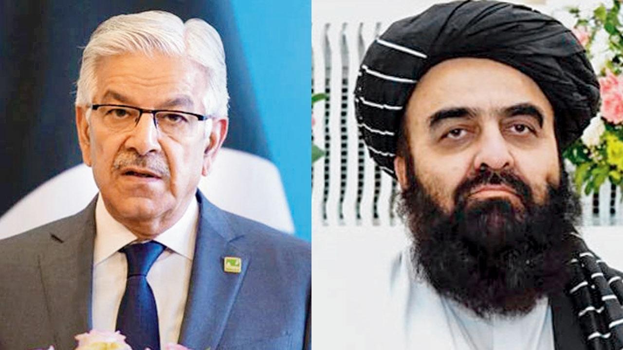 ખ્વાજા આસિફ, અમીર ખાન મુત્તાકી