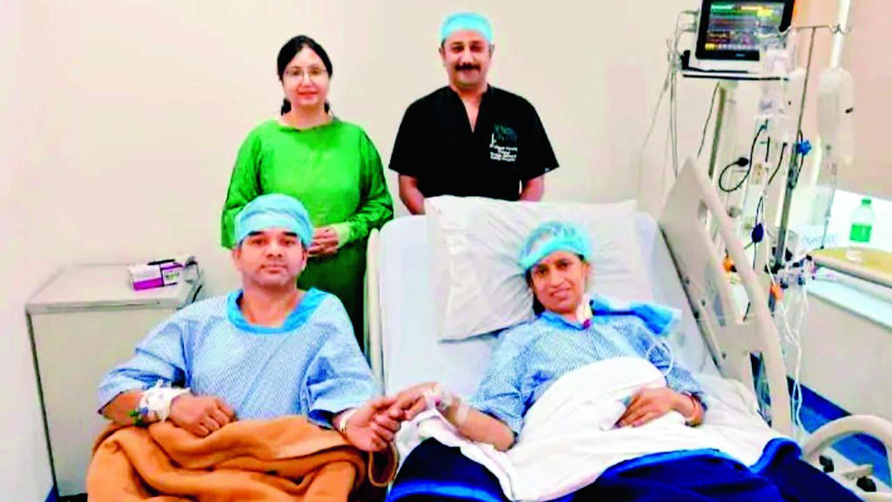 નોએડાના એક પતિએ પત્નીને ભેટમાં પોતાની કિડની આપી હતી