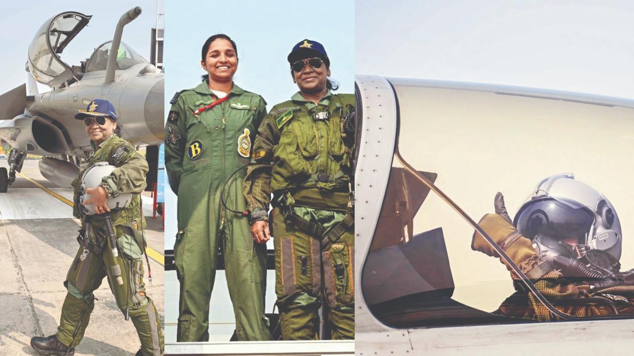 સ્ક્વૉડ્રન લીડર શિવાંગી સિંહ સાથે રાષ્ટ્રપતિએ ખાસ તસવીર પડાવીને પાકિસ્તાનના જૂઠને જવાબ આપ્યો હતો.