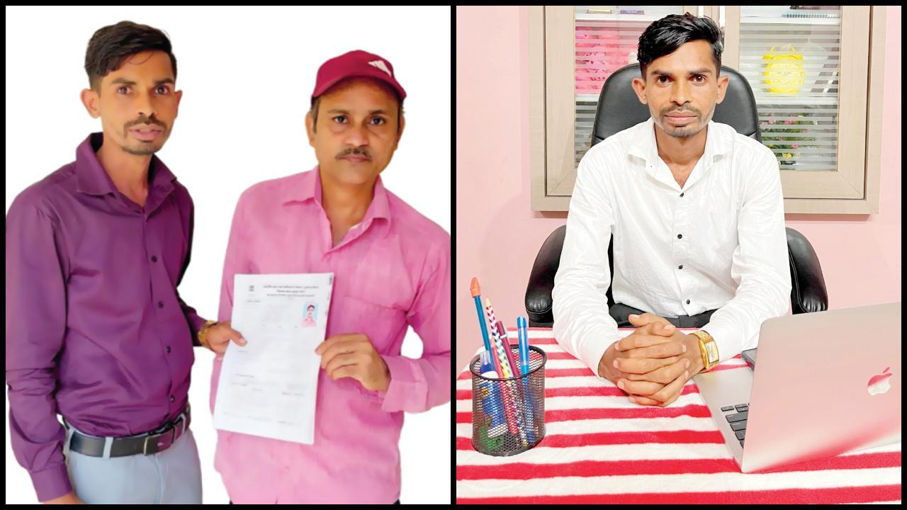 ચિખલદા ગામના સરપંચ રિપિન ગામીત, રિપિન ગામીતે મયંક ગામીતને ફૉર્મ ભરીને જમા કરાવી આપ્યું હતું.