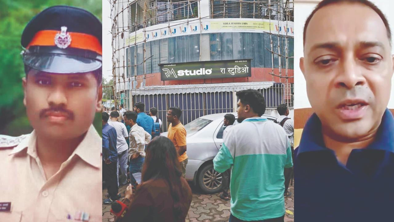 રોહિત આર્યને ગોળીએ દેનાર ઍન્ટિ-ટેરરિઝમ સેલનો  અમોલ વાઘમારે, પવઈના મહાવીર ક્લાસિક બિલ્ડિંગમાં આવેલો રા સ્ટુડિયો, બાળકોને બંધક બનાવીને દહેશત ઊભી કરનાર ભેજાગેપ માણસ રોહિત આર્ય.